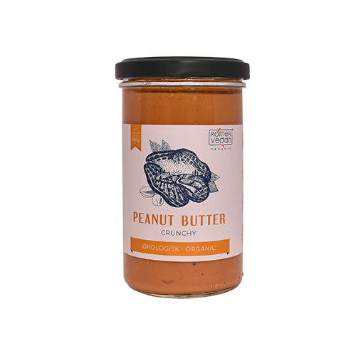 Rømer Vegan Peanut Butter Crunchy Økologisk | 260 gr fra Rømer på Mecindo.dk
