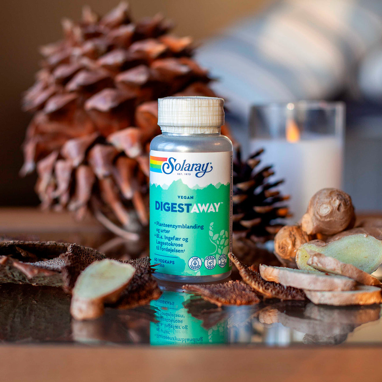 Solaray Digestaway | 60 kapsler fra Solaray på Mecindo.dk