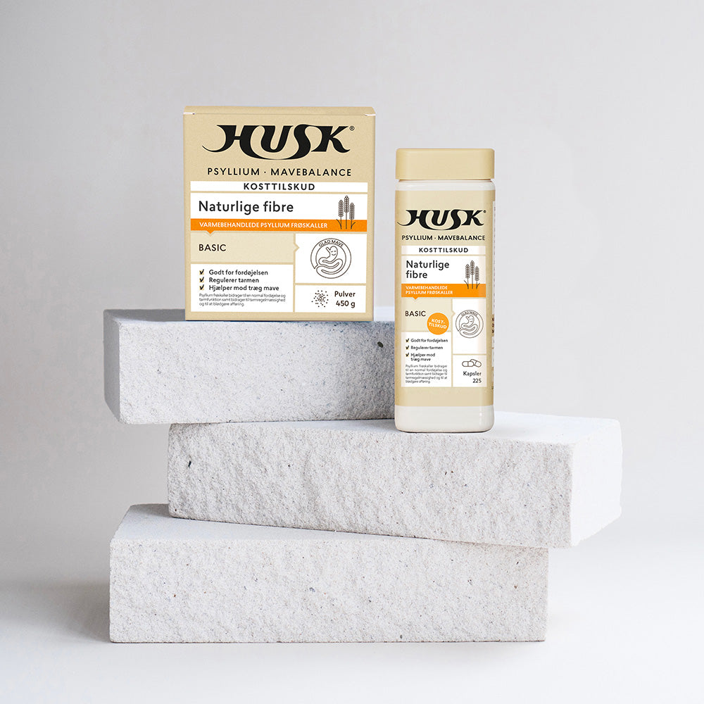 Husk Psyllium Mavebalance | 450 gr fra Husk på Mecindo.dk