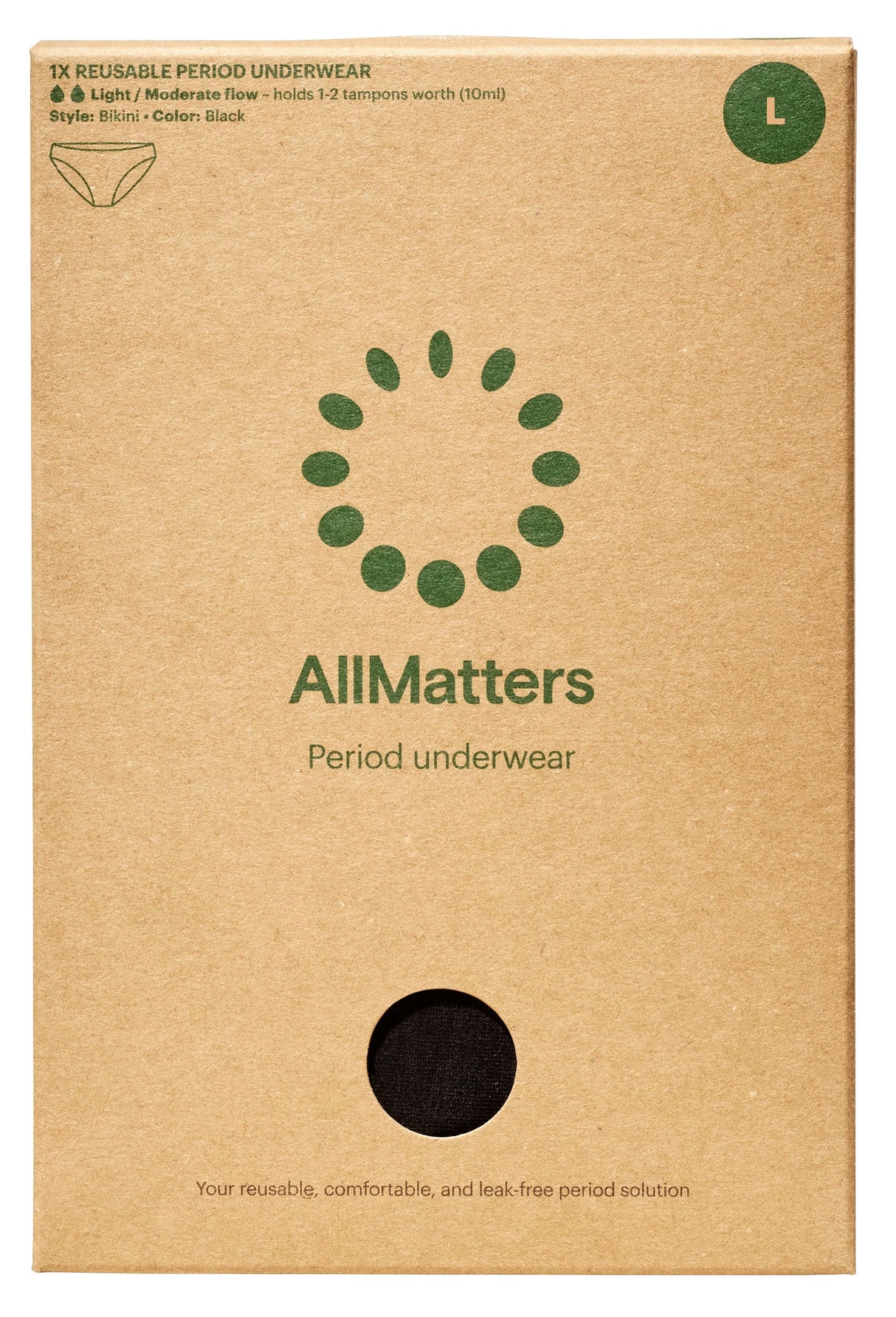 AllMatters Menstruationstrusser | Str. L fra AllMatters på Mecindo.dk