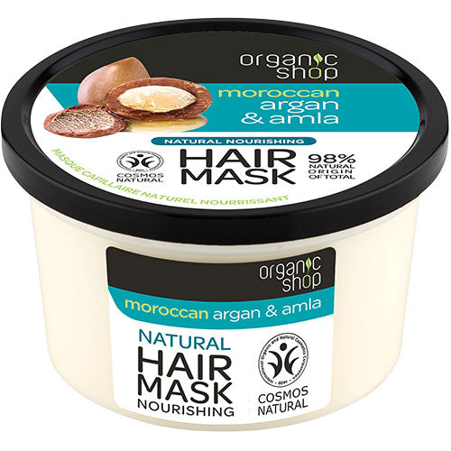 Organic Shop Argan & Amla hair mask | 250 ML fra Organic Shop på Mecindo.dk
