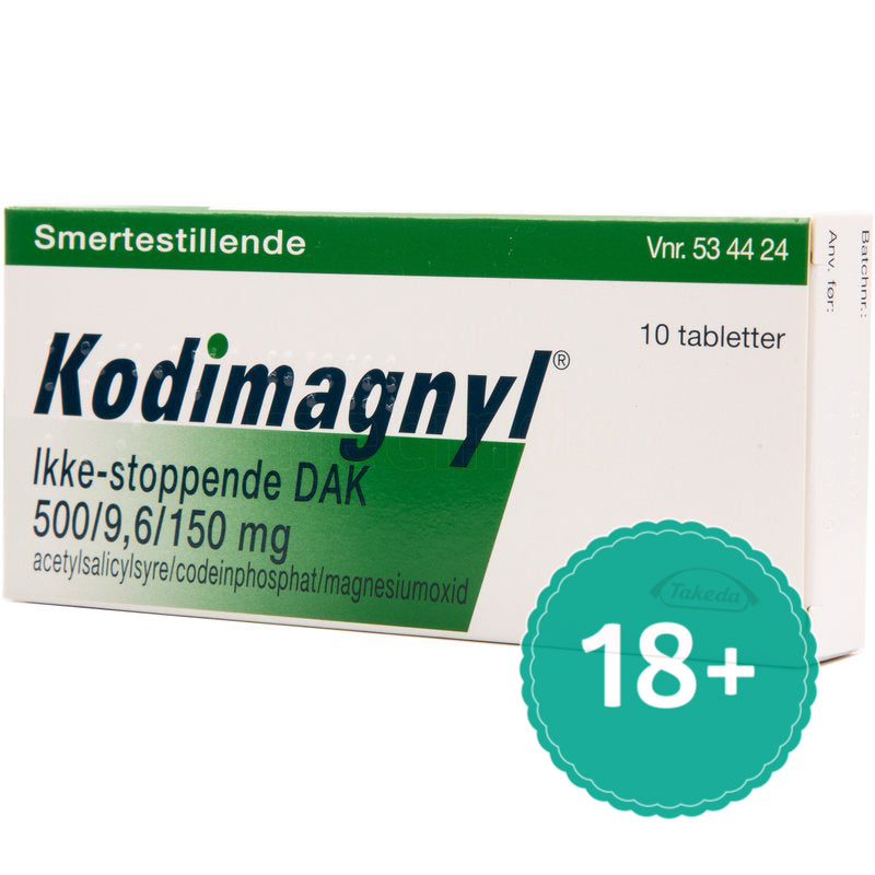 Takeda Kodimagnyl (Ikke-stoppende) Dak | 10 Tabl. fra Takeda på Mecindo.dk