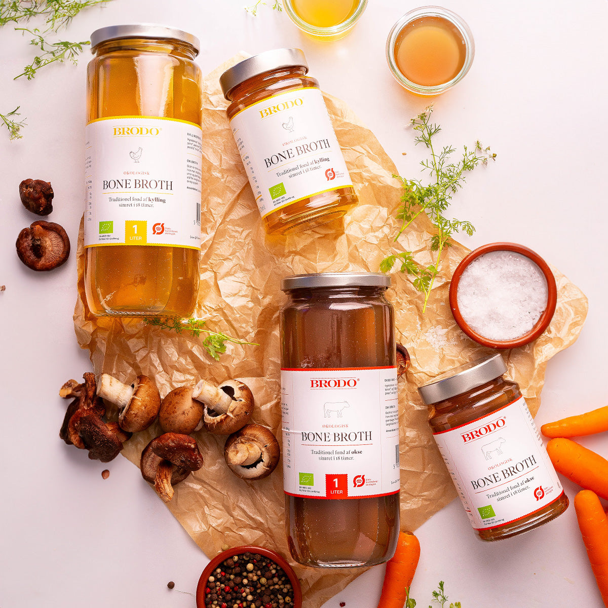 Brodo Bone Broth Okse Fond Økologisk | 390 ml fra Brodo på Mecindo.dk