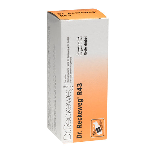 Dr. Reckeweg R 43 | 50 ml fra Dr. Reckeweg på Mecindo.dk