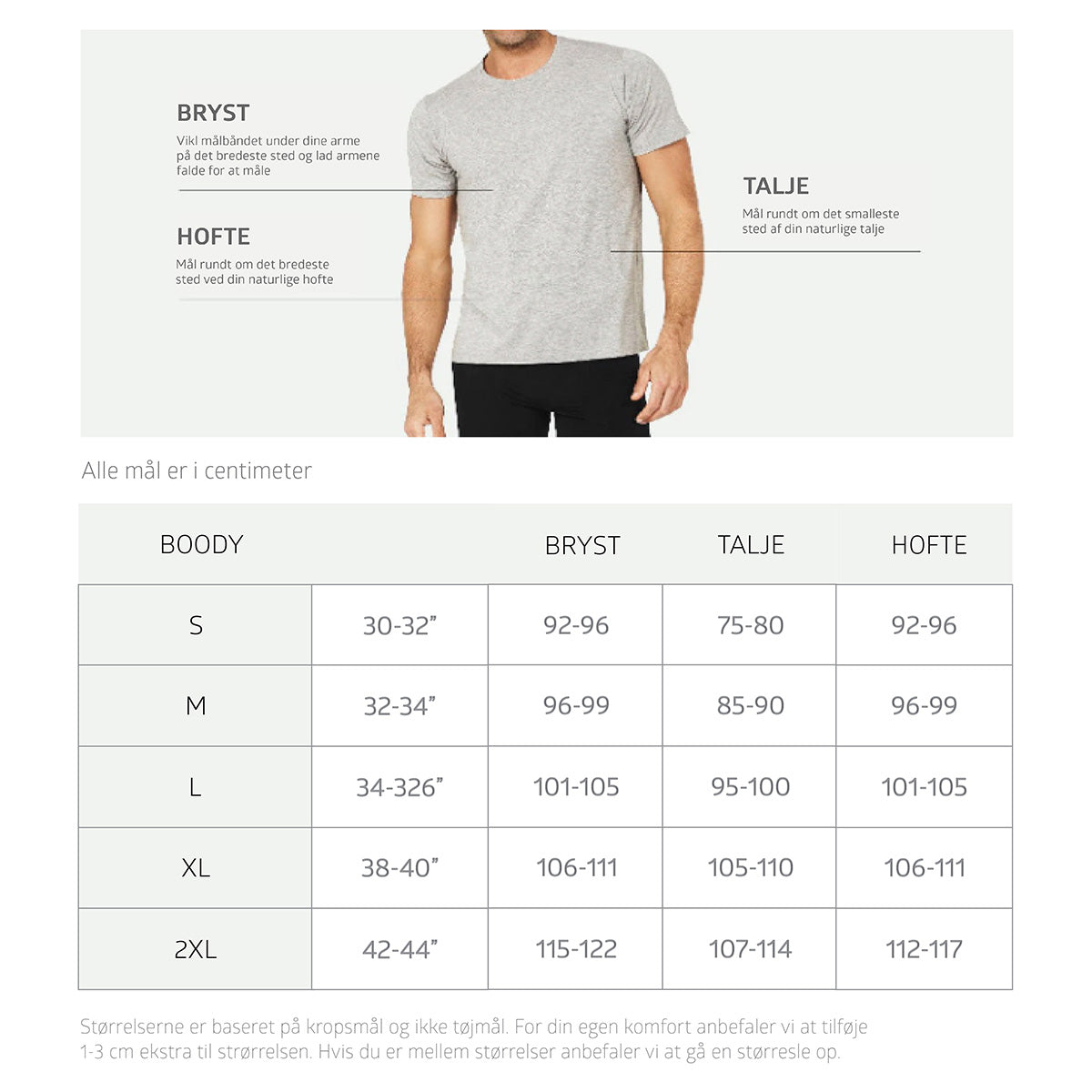 Boody Men´s Long Sleeve Crew Neck T-shirt Sort | Str. Xl fra Boody på Mecindo.dk