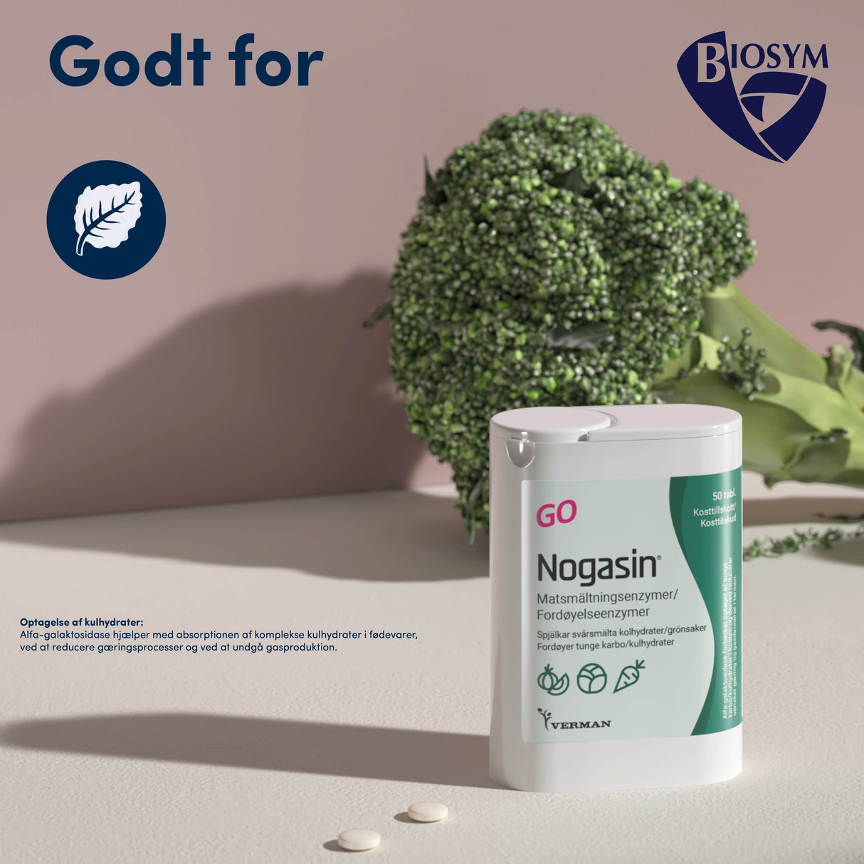 Verman Nogasin Go | 50 Tabl. fra Verman på Mecindo.dk