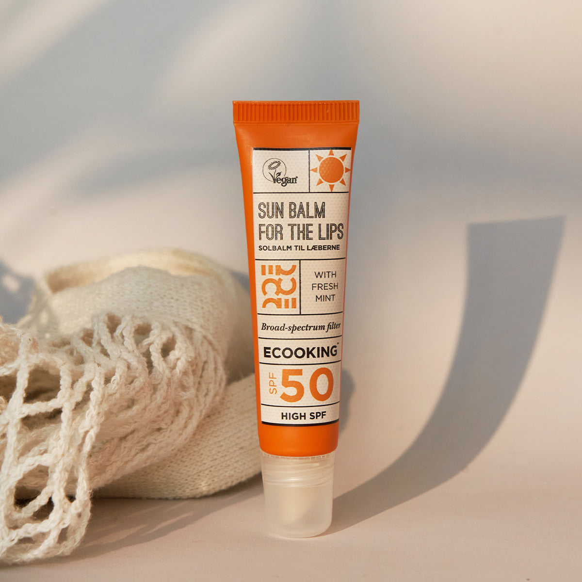 Ecooking Solbalm Til Læberne Spf 50 | 15 ml fra Ecooking på Mecindo.dk