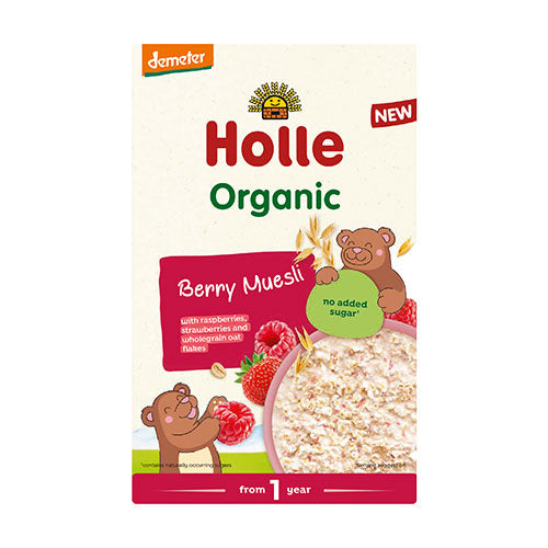 Holle Berry Müsli, fuldkorn med bær Økologisk Demeter | 200 gr fra Holle på Mecindo.dk