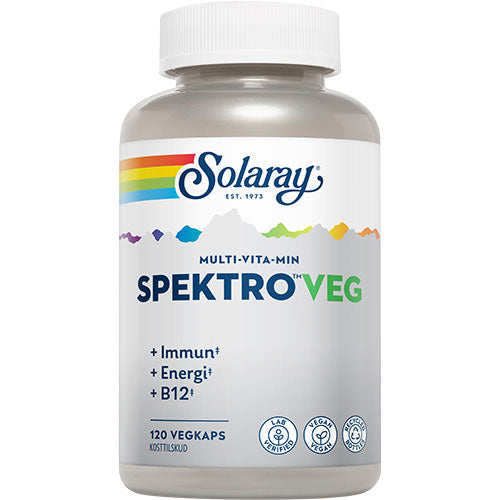 Solaray Spektro Veg | 120 kapsler fra Solaray på Mecindo.dk