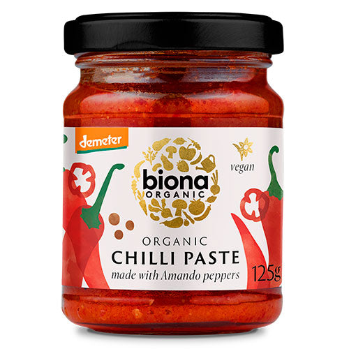 Biona Organic Chilipasta Økologisk Demeter | 125 gr fra Biona Organic på Mecindo.dk