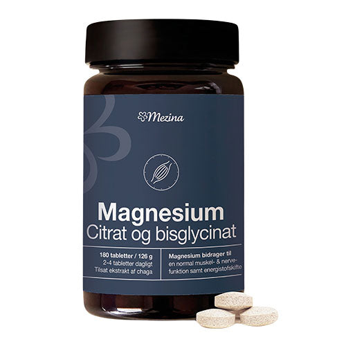 Mezina Mineral Komplex - Magnesium | 180 Tabl. fra Mezina på Mecindo.dk