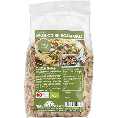 Natur-Drogeriet Soja Form Flager Økologisk | 300 gr fra Natur-Drogeriet på Mecindo.dk