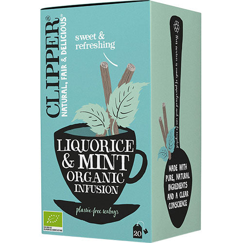 Clipper Lakridsrod & Pebermynte Te Økologisk | 20 br fra Clipper på Mecindo.dk