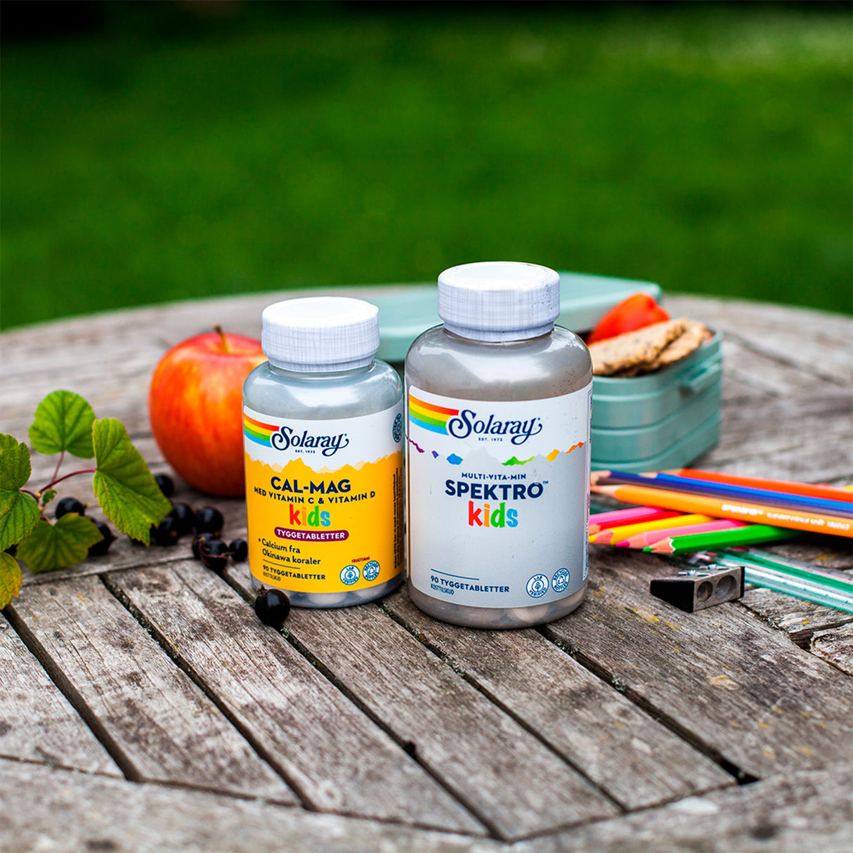 Solaray Cal-mag Kids | 90 Tabl. fra Solaray på Mecindo.dk