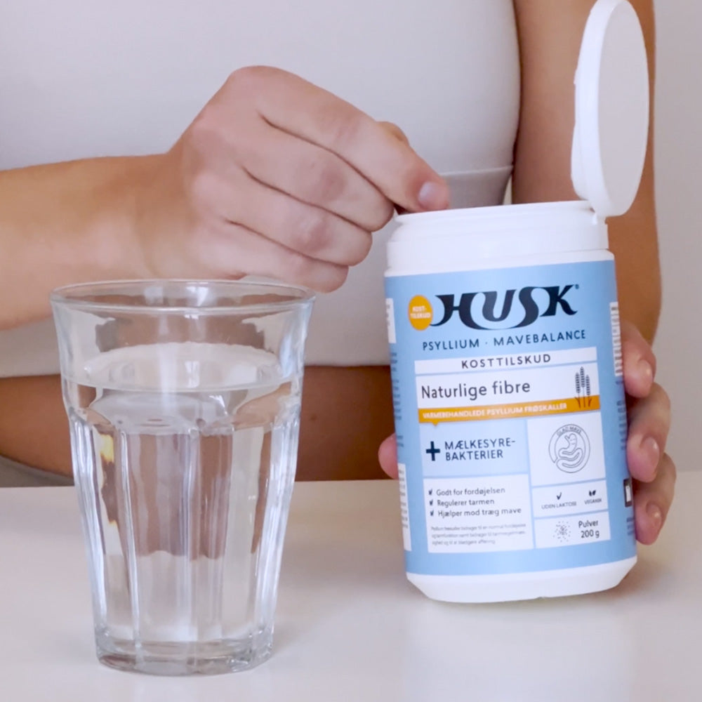 Husk Pm Mælkesyrebakterier | 200 gr fra Husk på Mecindo.dk