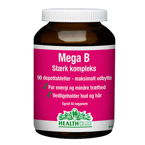 HealthCare Health Care Multi B-vitamin Kompleks | 90 Tabl. fra HealthCare på Mecindo.dk