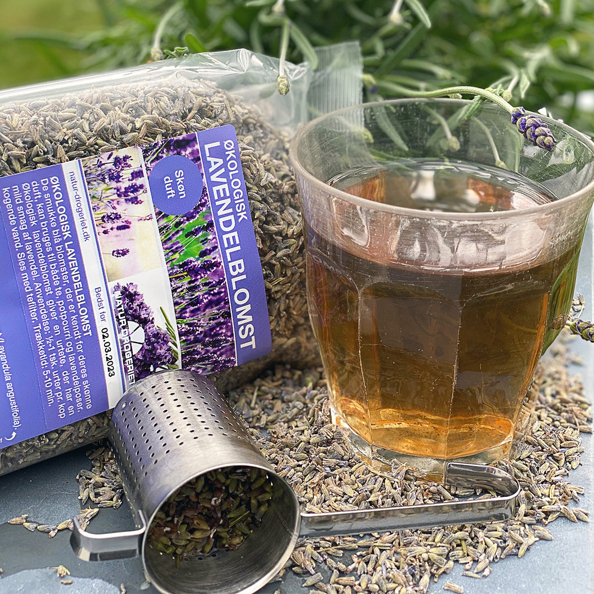 Natur-Drogeriet Lavendelblomst Blå Tørret Økologisk | 100 gr fra Natur-Drogeriet på Mecindo.dk