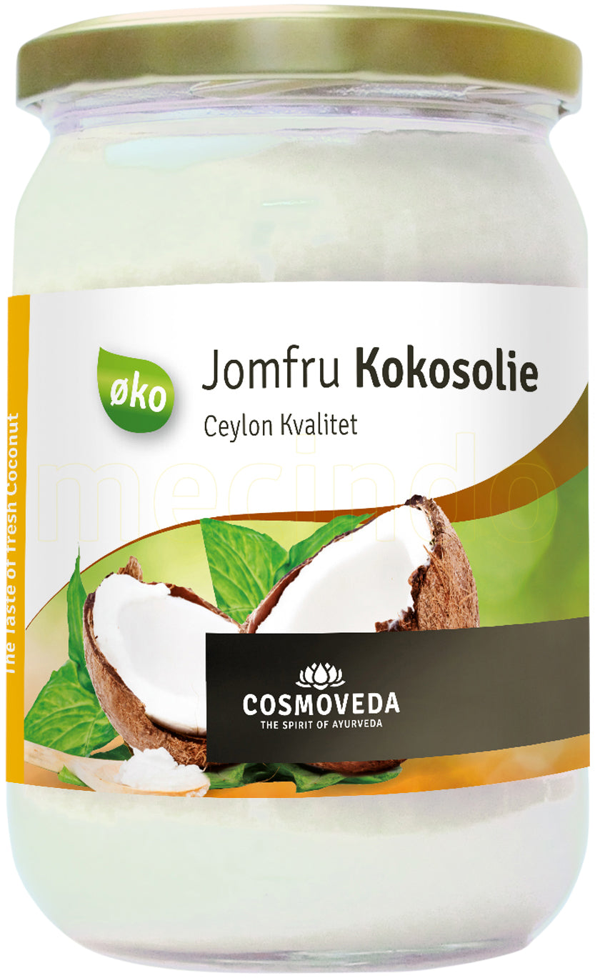 Cosmoveda Jomfru Kokosolie Ø | 550 ml fra Cosmoveda på Mecindo.dk