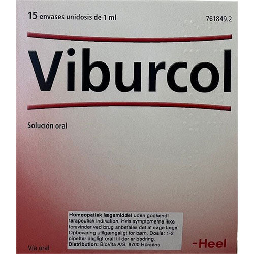 Heel Viburcol 15 X 1 Ml Pipetter | 15 ml fra Heel på Mecindo.dk