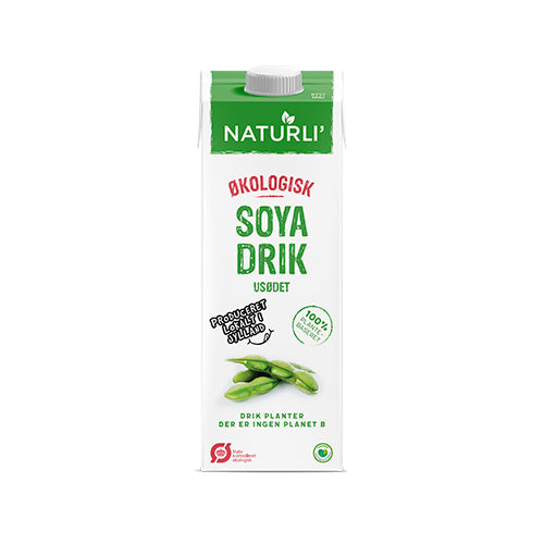 Naturli Sojadrik U. Sukker Økologisk | 1 ltr fra Naturli på Mecindo.dk