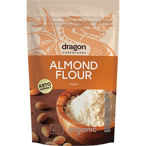 Dragon Superfoods Mandelmel Økologisk | 200 gr fra Dragon Superfoods på Mecindo.dk
