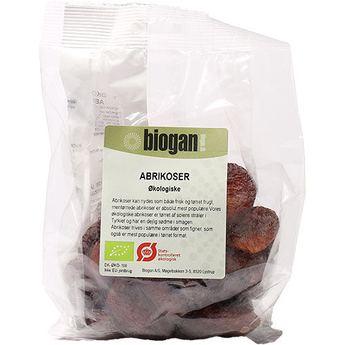 Biogan Økologiske Abrikoser | 200 gr fra Biogan på Mecindo.dk