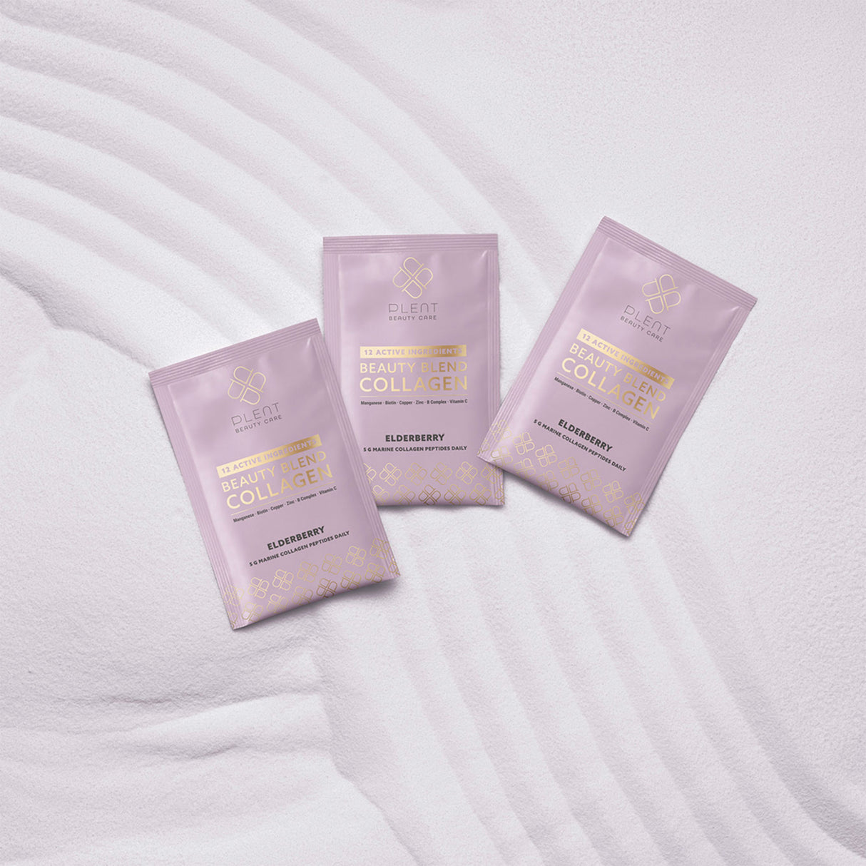 Plent Beauty Blend Collagen 30 X 5 Gr | Elderberry fra Plent på Mecindo.dk
