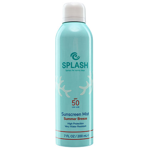 Splash Summer Breeze Sunscreen Mist Spf 50 | 200 ml fra Splash på Mecindo.dk