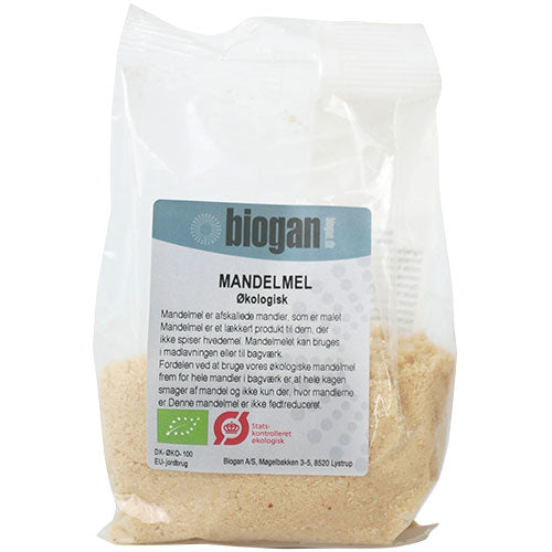 Biogan Økologisk Mandelmel | 100 gr fra Biogan på Mecindo.dk