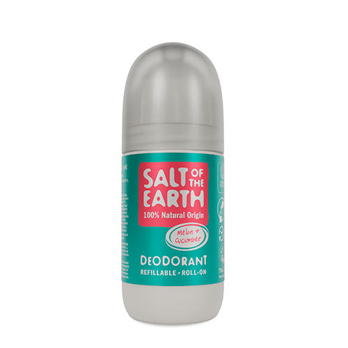 Salt of the earth Roll-on Deo (75 ml) | Melon & Cucumber fra Salt of the earth på Mecindo.dk
