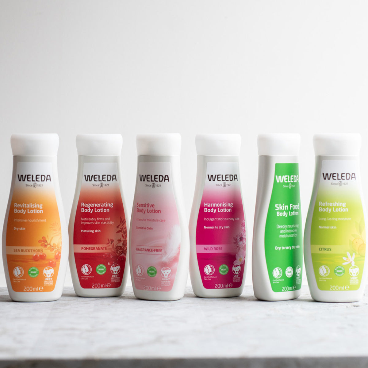 Weleda Body Lotion Sensitive | 200 ml fra Weleda på Mecindo.dk