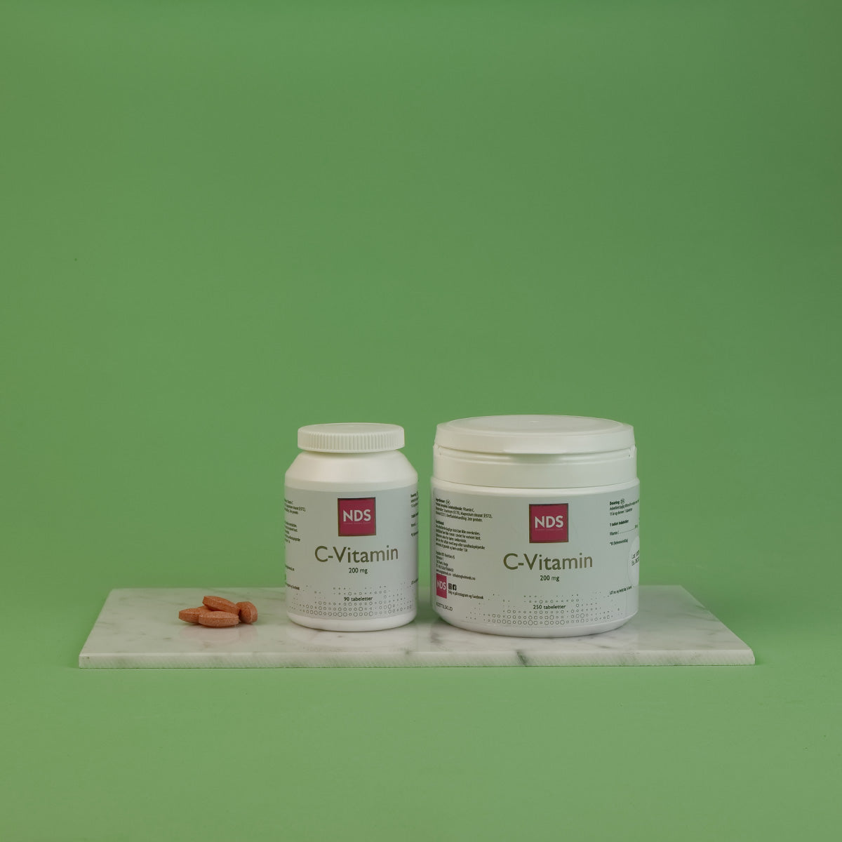 NDS C-200 Vitamin | 250 Tabl. fra NDS på Mecindo.dk