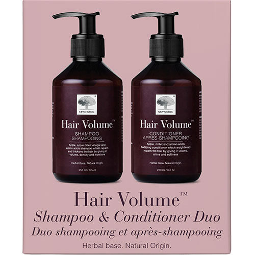 New Nordic Hair Volume Shampoo & Conditioner Sampak | 500 ml fra New Nordic på Mecindo.dk