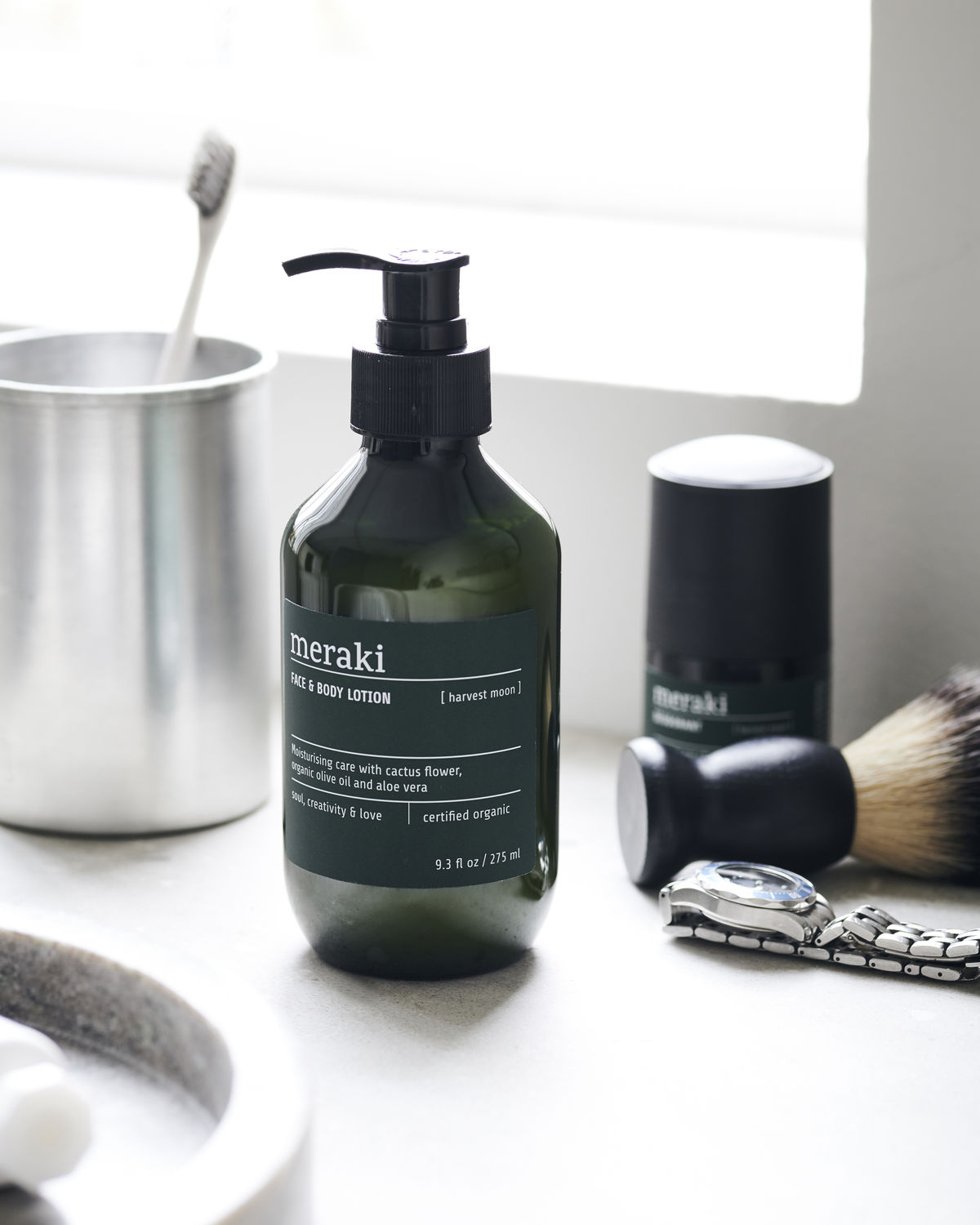 Meraki Men Ansigtscreme & Bodylotion | 275 ml fra Meraki på Mecindo.dk