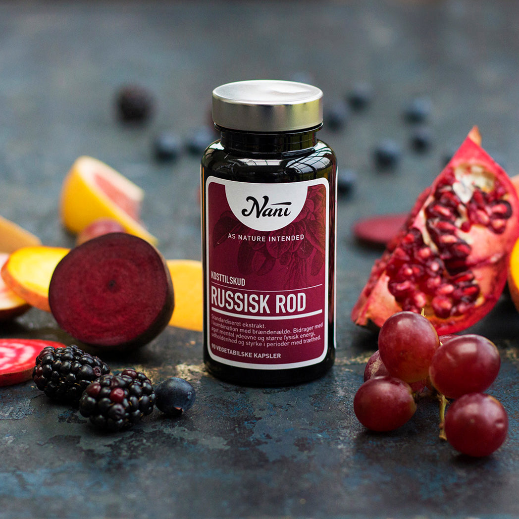 Nani Russisk Rod | 90 kapsler fra Nani på Mecindo.dk