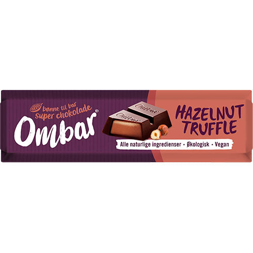 Ombar Bar Økologisk | Hazelnut Truffle fra Ombar på Mecindo.dk
