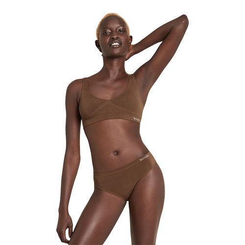 Boody Padded Shaper Crop Bra Nude 6 | Str. Xs fra Boody på Mecindo.dk