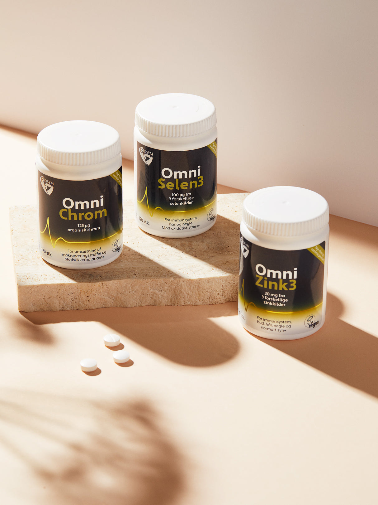 Biosym Omniselen3 | 100 Tabl. fra Biosym på Mecindo.dk