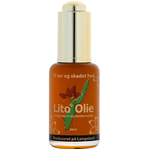 Lito Hybenkerneolie Neutral Koldpresset | 30 ml fra Lito på Mecindo.dk