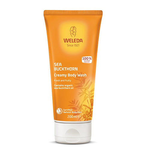 Weleda Creamy Body Wash Sea Buckthorn | 200 ml fra Weleda på Mecindo.dk