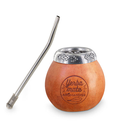 Aromandise Kalabaskrus M. Stålsugerør (Bombilla) fra Aromandise på Mecindo.dk