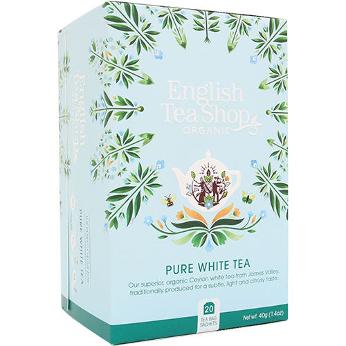 English Tea Shop Pure White Tea Økologisk | 20 br fra English Tea Shop på Mecindo.dk