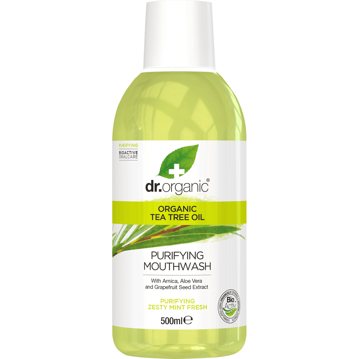 Dr. Organic Tea Tree Mundskyl | 500 ml