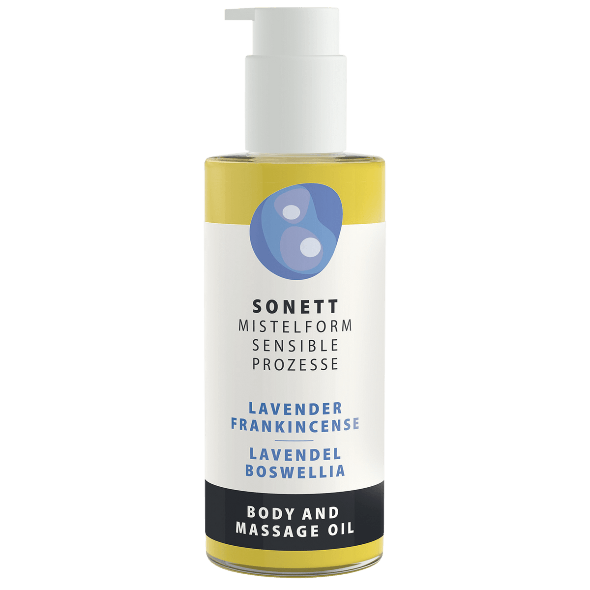 Sonett Krops & Massageolie Lavendel/ Boswelia | 145 ml fra Sonett på Mecindo.dk