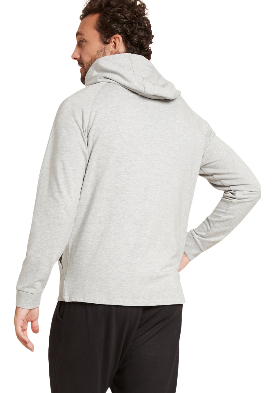 Boody Men´s Weekend Pullover Hoodie Grey Marl | Str. S fra Boody på Mecindo.dk