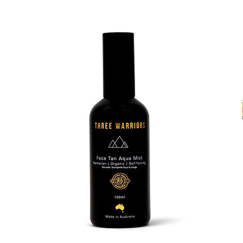 Three Warriors Face Tan Aqua Mist | 100 ml fra Three Warriors på Mecindo.dk