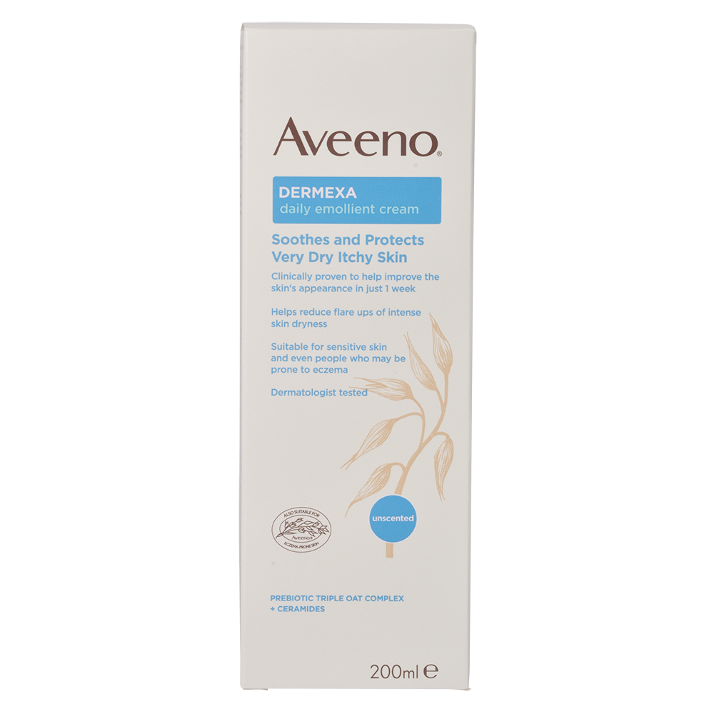 Aveeno Dermexa Cream | 200 ml fra Aveeno på Mecindo.dk