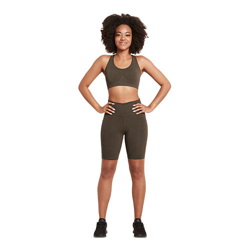 Boody Racerback Sports Bra Dark Olive | Str Xs fra Boody på Mecindo.dk