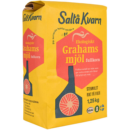 Saltå kvarn Saltå Kvarn Grahamsmel Økologisk | 1250 gr fra Saltå kvarn på Mecindo.dk