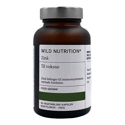 Wild Nutrition Zinc Plus | 30 kapsler fra Wild Nutrition på Mecindo.dk